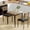 Red, variant on Bingirl 2-Person Dining Table Set, 3-Piece Dining Table and Chairs Set with Spiral Table Legs for Small Kitchens and Apartments