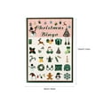 thumbnail image 2 of 1 Set of Paper Bingo Cards Square Size Portable Cards for Christmas Party, 2 of 9
