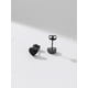 thumbnail image 4 of PROSTEEL Pendientes de botón de corazón para mujer, circonita cúbica negra brillante, pendientes de botón de corazón de plata de ley 925 para niñas, impresionante regalo de San Valentín de cumpleaños, 4 of 7