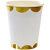 Meri Meri Toot Sweet Gold Scallop Party Cup