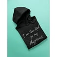 thumbnail image 3 of Im Thankful For My Happiness Hoodie Women -GoatDeals Designs, Female x-Large, 3 of 4