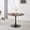 Walnut, variant on Mintazer 42.1" Large Round Dining Table Top Tulip Table for 4-6 People, Mid-Century MDF Kitchen Table for Dining Room, White with Pattern