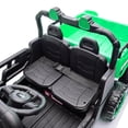 thumbnail image 5 of Xuanlur 24V Ride On Toys for Big Kids W/20" Seat, 4WD 6X6 2 Seater Ride On Dump Truck with Remote Control, 3 Speeds, High Efficiency Battery, 4X100 Motors, Music, Ride On Car for Boys Girls, Green, 5 of 7
