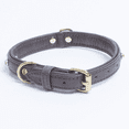 thumbnail image 2 of Collier pour Chien en Cuir ATHENS à une Rangée avec Strass, 2 of 3