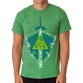 thumbnail image 2 of The Legend of Zelda T-Shirt Men's Triforce Graphic Adult Short Sleeve Tee, 2 of 5