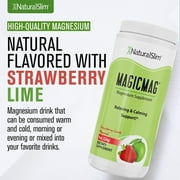 NaturalSlim MagicMag® Magnesium Citrate Powder - 3 Pack - Anti Stress Drink Mix - 8oz