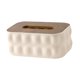 thumbnail image 3 of Servilletero decorativo moderno, caja organizadora de pañuelos rectangular para hotel Blanco, 3 of 7