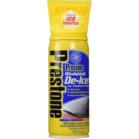 Prestone Windshield De-icer - 11 oz (AS242) - 3 Cans Included