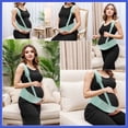 thumbnail image 6 of Vocoste Pregnancy Belly Band, Belly Support Bands, Belly Bands for Pregnant Women, Maternity Belly Band with Adjustable Straps, Medium, Green, 6 of 7