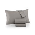 thumbnail image 1 of AQ TEXTILES Gray Solid 700 Thread Count Queen Sheet Set, 1 of 3