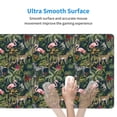 thumbnail image 4 of Naloa Flamingos And Palm Leaves Gaming Mouse Pad Large Mouse Mat Long Extended Desk Pad Non-Slip Rubber Mice Pads Stitched Edges Thin Pad (16x29.5 Inch), 4 of 8