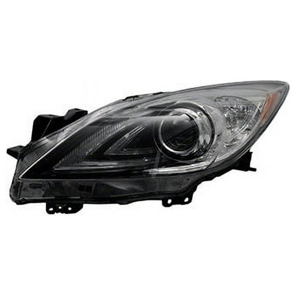 Left Driver Side Headlight Assembly - Compatible with 2010 - 2013 Mazda 3 2011 2012