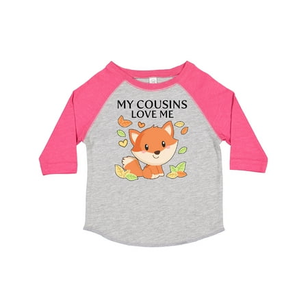 

Inktastic My Cousins Love Me- Little Fox Boys or Girls Toddler T-Shirt