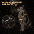 thumbnail image 4 of Hutact Dog Harnesses for Large Dogs, No Pull Dog Harness with Leash, Soft No Choke Reflective Dog Harness with Handle, Adjustable Escape Proof Pet Harness for Training, Easy Walk, Running, Large, 4 of 8