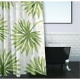 thumbnail image 3 of Simply Daisy 71" x 74" Spike and Stamp Floral Print Shower Curtain, 3 of 3