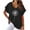 Black, variant on Fesfesfes Womens Shirt Women V-neck Print T- Fashion Comfortable Female Blouses Tops Sleeveless Tops for Women S(US:4)