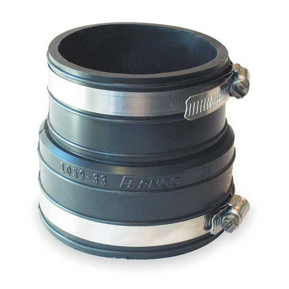 Manufacturer Varies Flexible Coupling,PVC,3 in For Pipe Size 1059-33