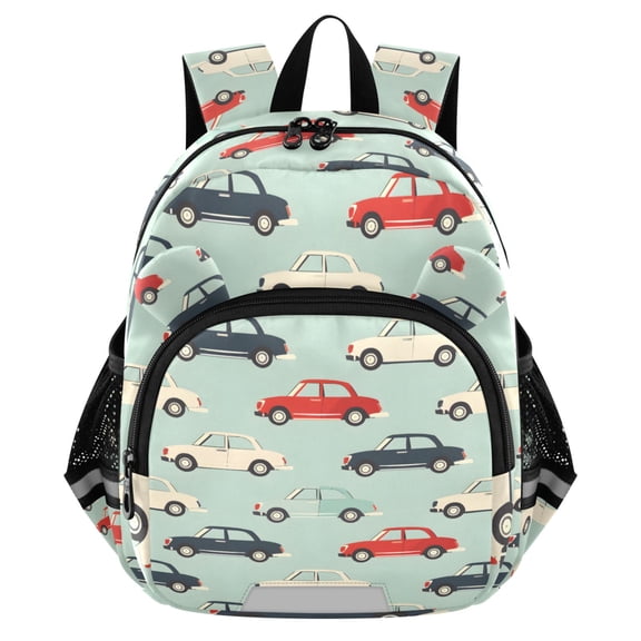 ALAZA Retro Cars Mini Backpack School Bookbag Age 3-7 Medium