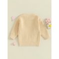 thumbnail image 4 of Bslissey Kids Baby Girl Boy Knit Sweater Long Sleeve Rainbow Jacquard Pattern Pullover Jumper Tops Infant Toddler Casual Knitwear Winter Daily Clothes 0-4 Years, 4 of 9