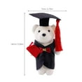thumbnail image 3 of 10pcs mini graduación oso felpa Graduación de peluche de animales para ositos suaves para la temporada para la decoración del ramo de flores muñecas del oso, 3 of 4