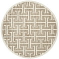 thumbnail image 3 of Safavieh Amherst Denton Geometric Area Rug, Wheat/Beige, 7' x 7' Round, 3 of 9
