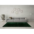 thumbnail image 3 of Ahgly Company Indoor Round Abstract Green Modern Area Rugs, 3' Round, 3 of 4
