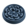 thumbnail image 2 of TarHong Blue Flower Slow Chowª Pet Bowl, Medium, 2 of 2