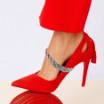 thumbnail image 5 of 5 pares de correas de repuesto para tacones altos de mujer, correas desmontables para tacones altos, correas antisueltas (L), 5 of 5
