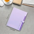 thumbnail image 3 of Expanding File Folder, 5 Pockets Accordion File Organizer for Letter Size Paper, Document Receipt Holder for Schol, Blue, 3 of 9