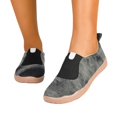thumbnail image 5 of YOUYEDIAN Sneakers for Women Fashion Color Block Comfy Slip On Casual Flats Versatile Round Toe Walking Shoes, 5 of 5