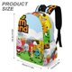 thumbnail image 3 of Batalla por la Isla de los Sueños-theme Backpack, Campus style schoolbag Bookbag with Adjustable Shoulder Straps And Large Zip Compartment, Unisex Travel Bags.42x30x15cm, 3 of 6
