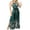 Green, variant on Aayomet Women Jumpsuits Women Daily Summer Casual V Neck Sleeveless Halter Floral Leaf Print Split Halter Backless Jumpsuit Slim,Green S