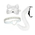 thumbnail image 3 of Conjunto de collar y cola con orejas de gato perfecl Disfraz de animal para festivales, 3 of 6