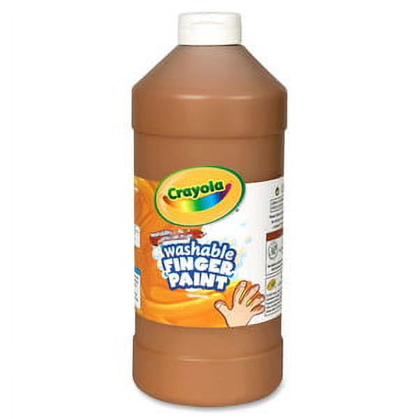 Crayola Washable Finger Paint - 2 lb - 1 Each - Brown Crayola Washable Finger Paint - 2 lb - 1 Each - Brown