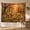 B, variant on XaaKee Room Tapestry, Golden Woodland Foxes Wildlife Scene, High-Quality Polyester Wall Tapestry, 60x40Inch