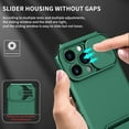thumbnail image 6 of Nalacover Case for Apple iPhone 13 Pro, with Camera Cover Kickstand [Protective & Slim Fit] [Anti-Scratch & Anti-Fingerprint] Sliding Lens Cover Protection for iPhone 13 Pro 6.1 inch, Darkgreen, 6 of 12