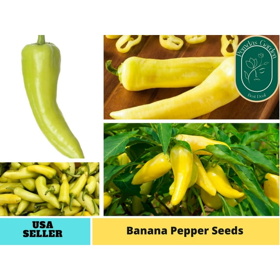 30 Seeds| Pepper Seeds, Banana - Authentic Seeds ~ GMO Free ~ Seeds~Flower seeds~ Vegetable seeds~ Asian Garden~ Flowers~ Herbs B5G1 #7027