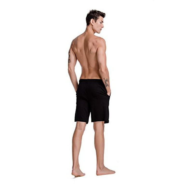 CYZ Men's Sleep Shorts - 100% Cotton Knit Sleep Shorts & Lounge Wear