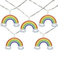 thumbnail image 2 of Northlight LED Rainbows and Clouds Indoor Outdoor Patio Light Set - 3.25' Clear Wire - 10ct, 2 of 5