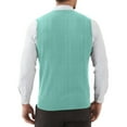 thumbnail image 4 of SAATLERI Sweater Vest Men V Neck Knitted Pullover Sweater Tops Sleeveless Slim Fit Knitwear, 4 of 6