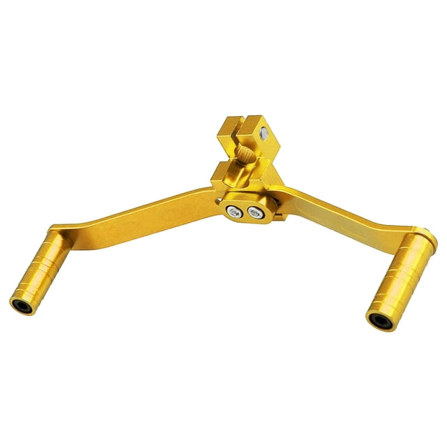 jinwen Gear Lever Double-Head Universal Replacement Accessories Way Footrest Pedal Gold