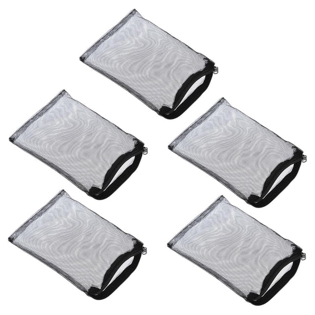 Bolsas de filtro de nailon de malla Sunnimix 5 piezas para carbón Negro 7.87x11.81 pulgadas