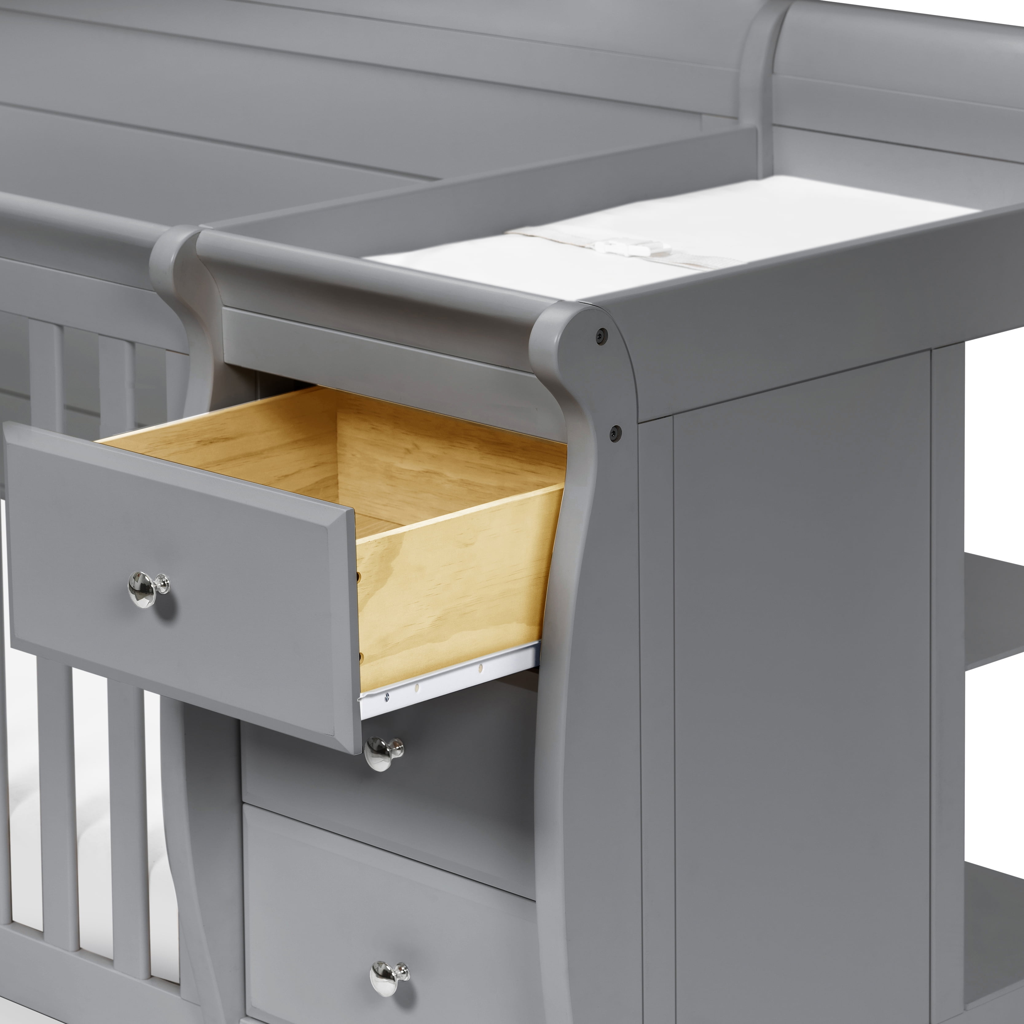 DaVinci Kalani 4-in-1 Convertible Crib & Changer in Grey