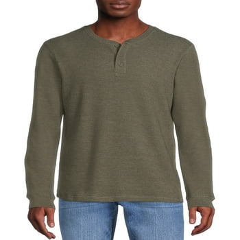 Buy George Men s and Big Men s Long Sleeve Thermal Henley Shirt Online at desertcartBolivia