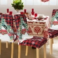 thumbnail image 5 of Yilichang Christmas Chair Covers Set of 4, Christmas Decorations Stretch Removable Washable Dining Room Chair Protector Slipcovers for Xmas Decor Kitchen Home Decorations (Snowman, 4 Pcs), 5 of 9