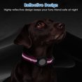 thumbnail image 4 of Rechale Dog Tracker Collar with Tracker(Only IOS),Reflective & Waterproof Adjustable Dog Collar, Secure Fit for Small Medium Large Dogs, Durable Nylon Pet Collar, Durable Nylon Design(Purple S), 4 of 8