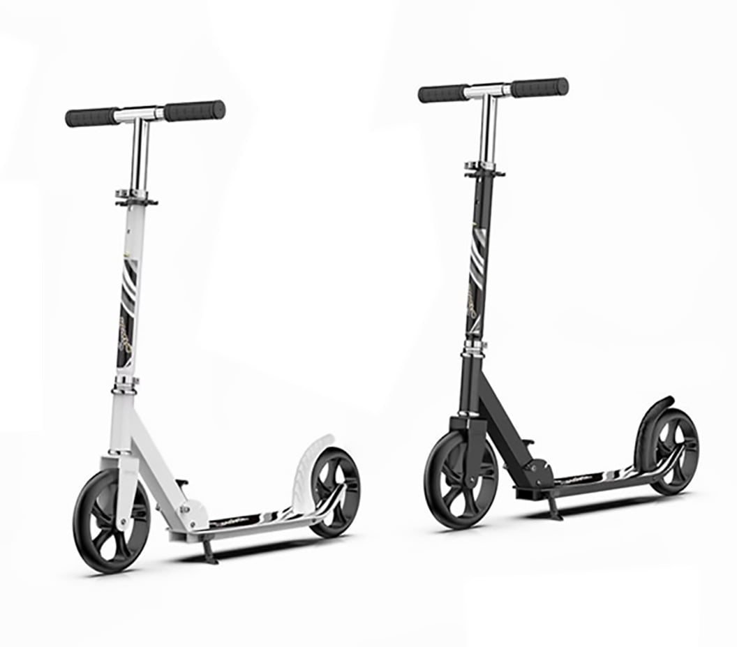 Scooter for Adults Teens Adjustable Height 6 inches Big Wheels Scooter