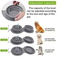 thumbnail image 4 of Cuencos plegables para perros, cuencos de viaje para perros y gatos, cuenco de silicona para perros con mosquetón, perros antiglotones, para gatos y cachorros al aire libre, viajes, senderismo, 4 of 5