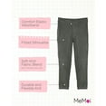 thumbnail image 3 of MeMoi  Thin Ribbed Comfort Stretch Cotton Blend Leggings - Girls - Female, 3 of 7