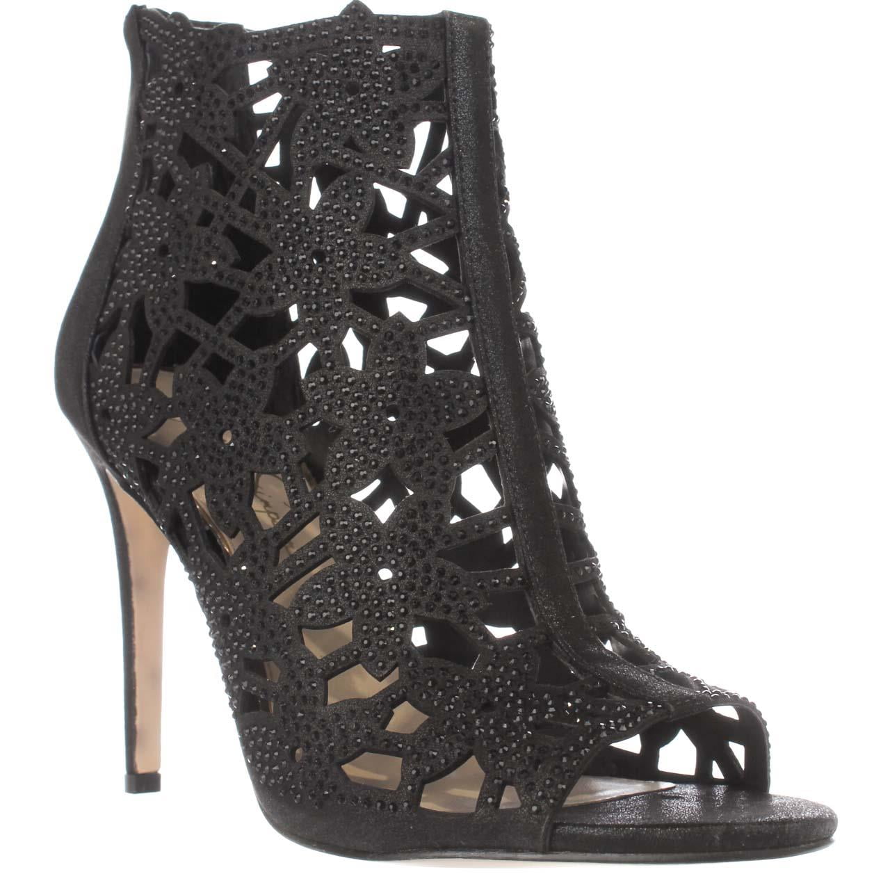 Jessica Simpson - Womens Jessica Simpson Gessina Studded Cutout Ankle ...